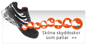 Skyddsskor som pallar