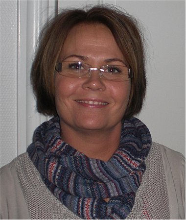 Glada Marlene som &auml;r vikarie p&aring; JOBIs distrikt syd.