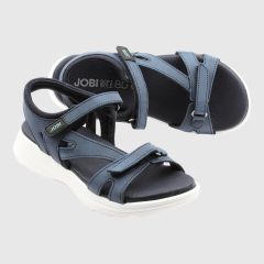 Marinblå sportsandal som med god avlastning gör både kropp och knopp glada.