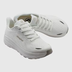 J Hayber Cendra, somrig arbetssko, löparsko i vitt. 