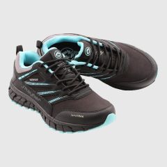 Repisa walkingssko, waterproof med turkosa inslag och svart yttersula. 