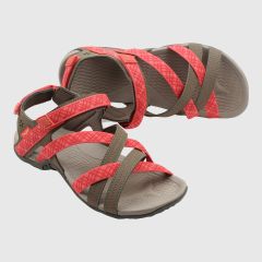 Oetor_röd_sportsandal_hiking_arbetssandal_vården