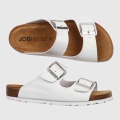 Populära sandalen med Softsole 8.0 nu i präglad matt mörkblå.