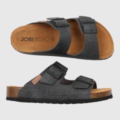 Vit fotbäddssandal a la Birkenstock. Vit eco-leather och vit sula. Bra arbetssko inom bl.a. vård och omsorg.