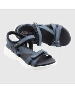 Marinblå sportsandal som med god avlastning gör både kropp och knopp glada.