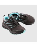 Repisa walkingssko, waterproof med turkosa inslag och svart yttersula. 