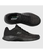 Skechers men Solar fuse. Svart sko med svart sula