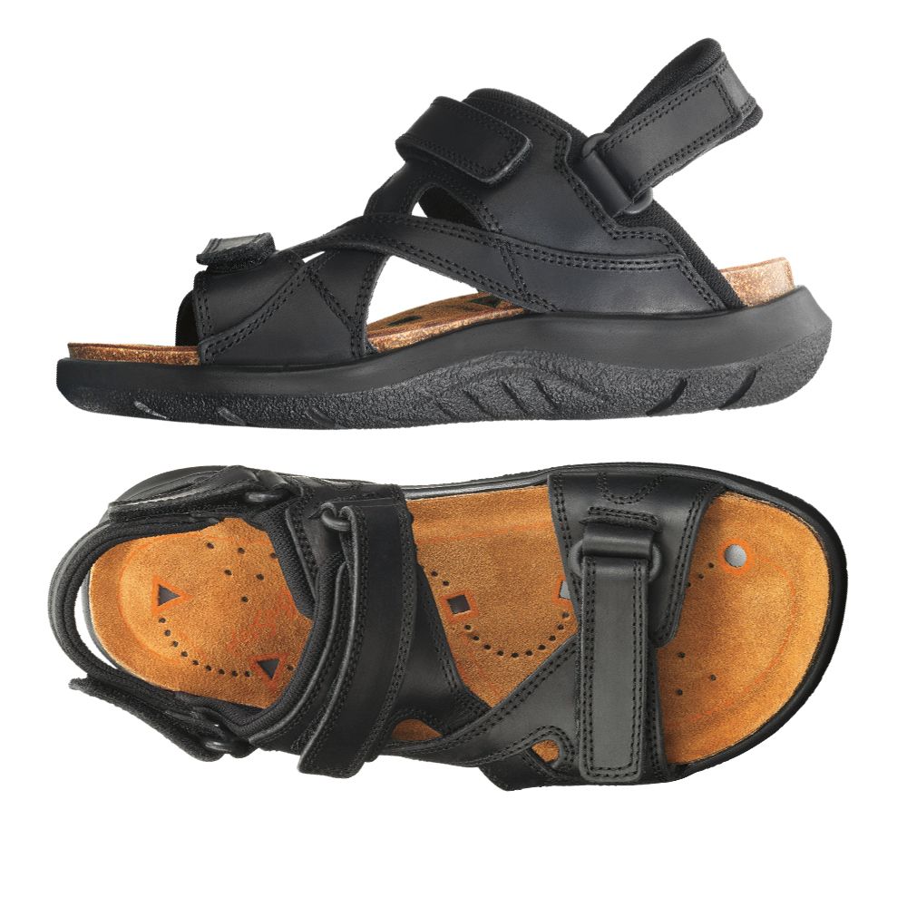 Äntligen! Bekväm sportsandal med magnetsula och mycket god stötdämpning.