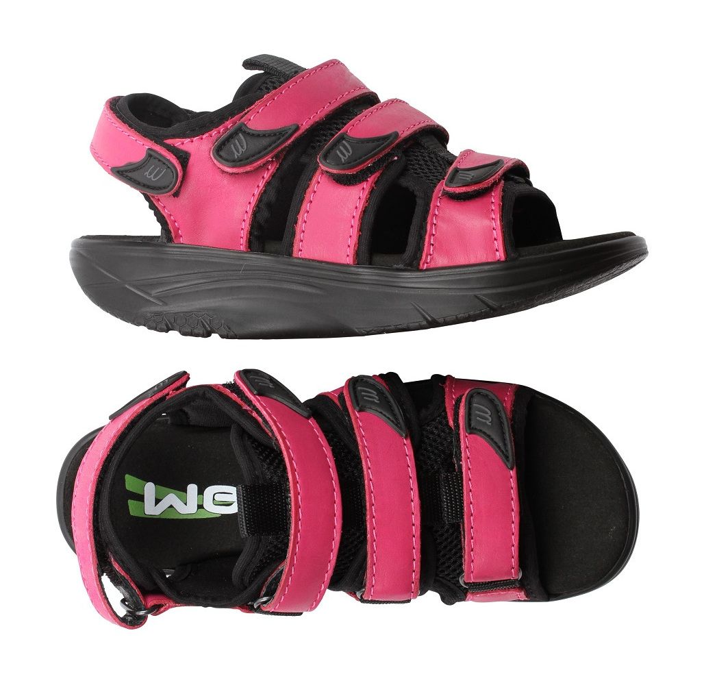 Sköna, sportiga, aktiverande WEB-sandalen med rundad sula, nu i glad fuchsia-färg!
