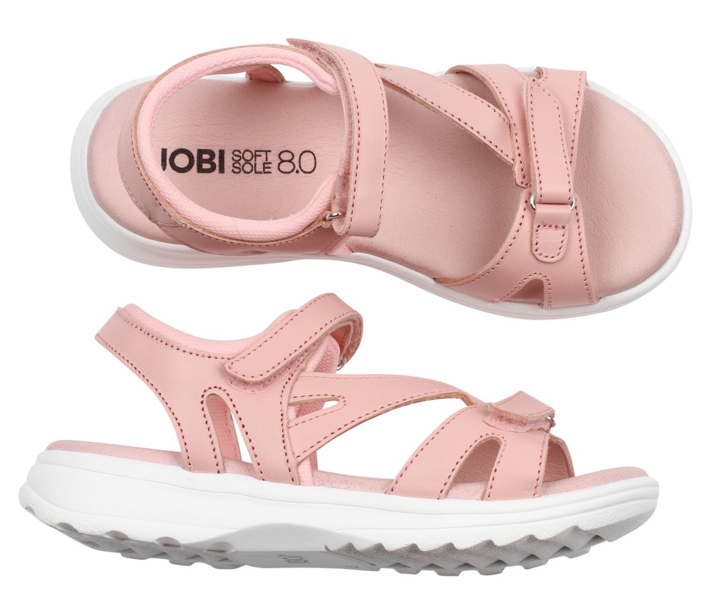 Rosa sportsandal som med god avlastning gör både kropp och knopp glada.