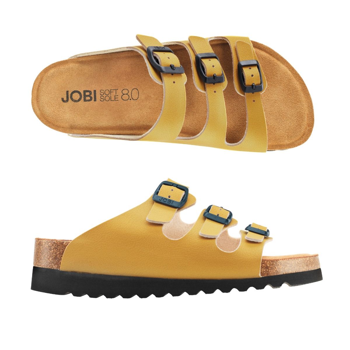 Sandal med kil som avlastar vid hälsporre.