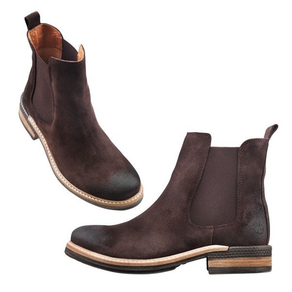 Nu är det brunt som gäller! Bekväma jodhpurs i brun nubuck. Damskomodell.
