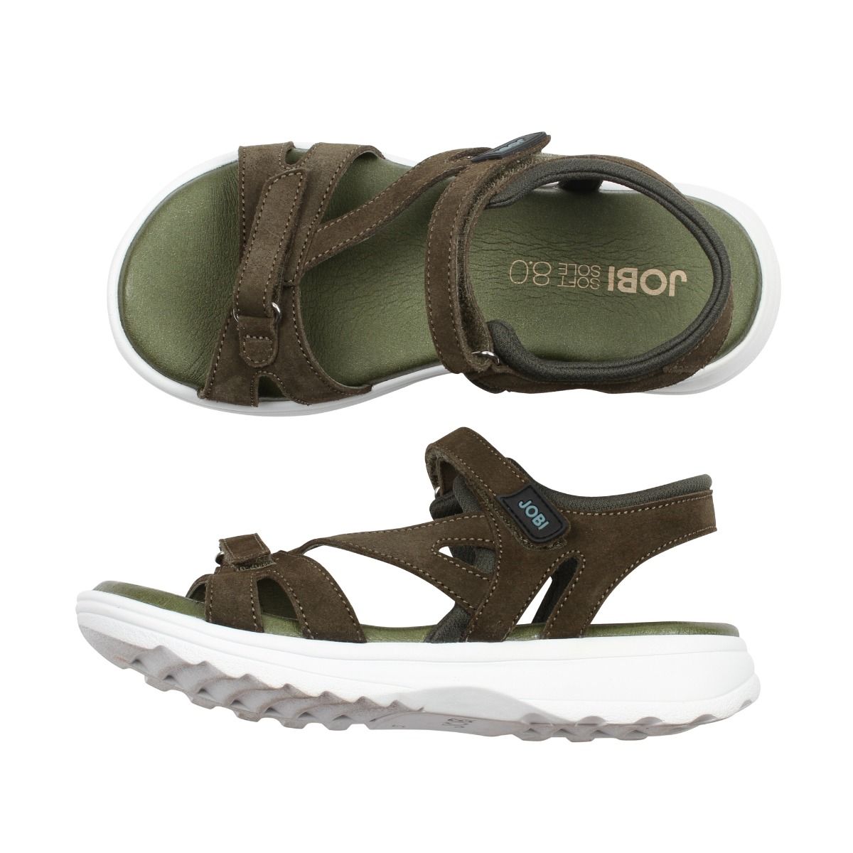 Marinblå sportsandal som med god avlastning gör både kropp och knopp glada.