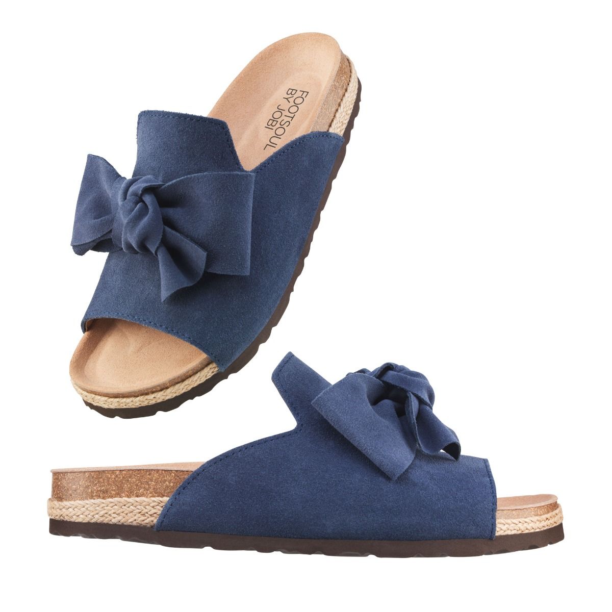 Broderad mockasandal på ultrabekväma Softsole 8.0.