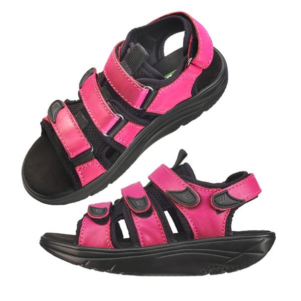 Sköna, sportiga, aktiverande WEB-sandalen med rundad sula, nu i glad fuchsia-färg!